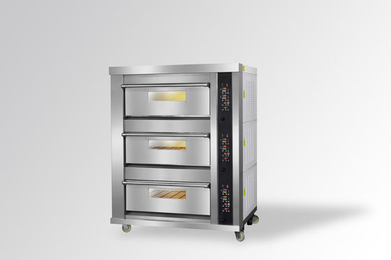 CE 19.5kw 3 Decks Oven Industrial Bakery Equipment