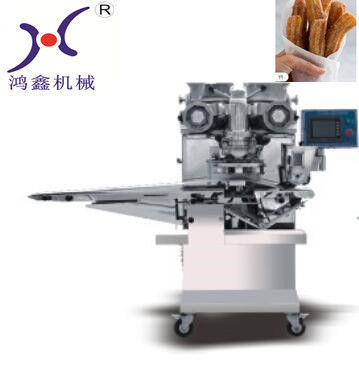 1.5KW Two Hopper Churro Food Encrusting Machine