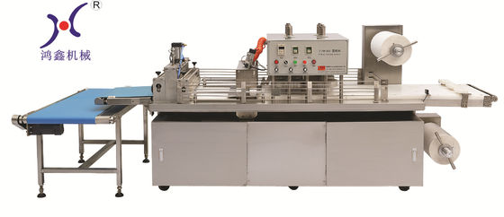0.5KW Freezing Lacha Paratha Pressing Filming Machine With Double Line
