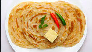 0.5KW Freezing Lacha Paratha Pressing Filming Machine With Double Line