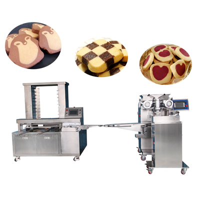 Schattig schatje pinguïn panda beer cartoon koekjes productie lijn machine