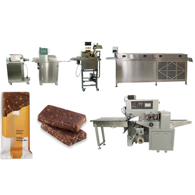 Volledig automatische commerciële proteïne-energiebalkmachine productielijn met verpakkingsmachine