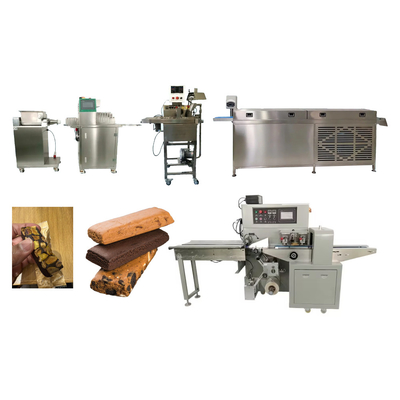 Automatische productielijn voor chocolade, fruitbars en datumpaste