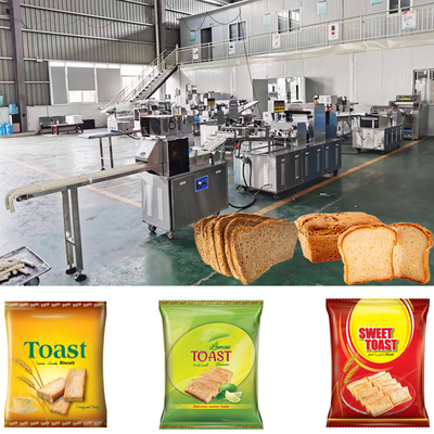 Productielijn voor broodrooster Rusk Biscuit Zwieback Droge rooster touwen vormen machine