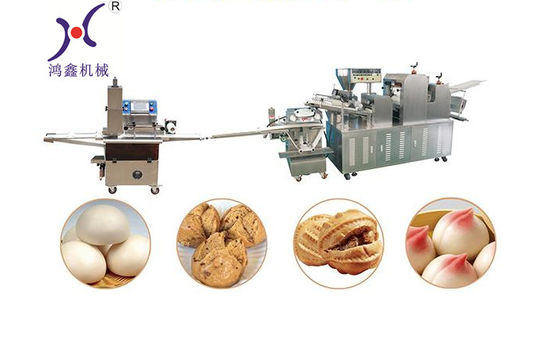 SS304 stoomde Gevulde Broodjesmachine met Deltaomschakelaar