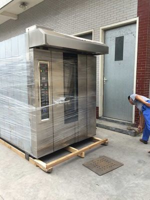 32 het dienblad 380v gebruikte Elektrisch Roterend Oven With Full Stainless Steel